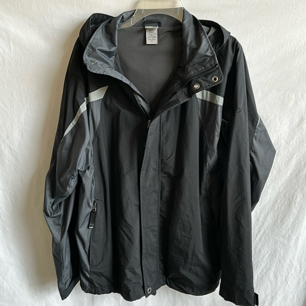 C9 by Champion men’s black zip-up hooded jacket, size M